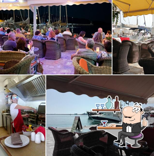 Summertime cafe and bar