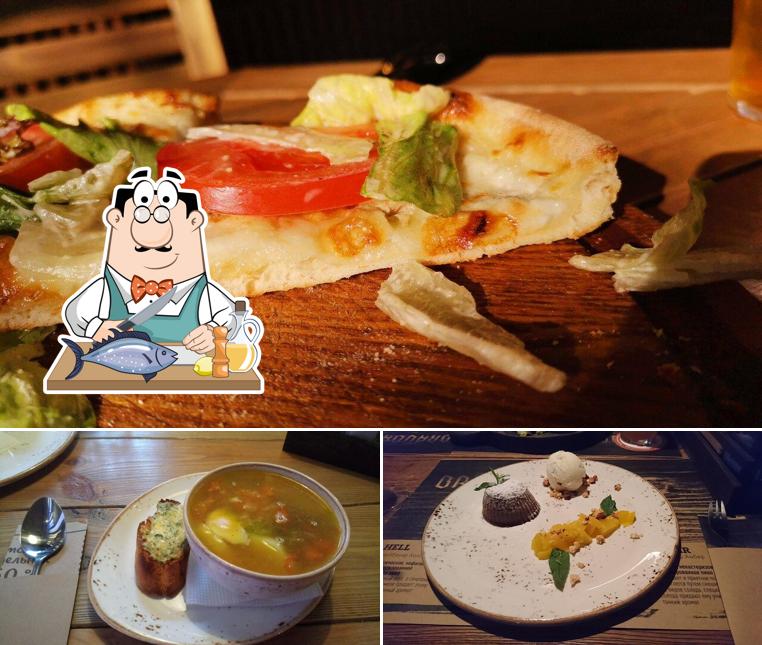 Лосось гриль в "Braubauer"