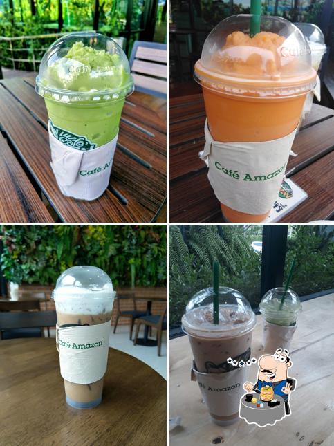 Café Amazon PTT Station ปตท.บ้านแพ้ว กม.10