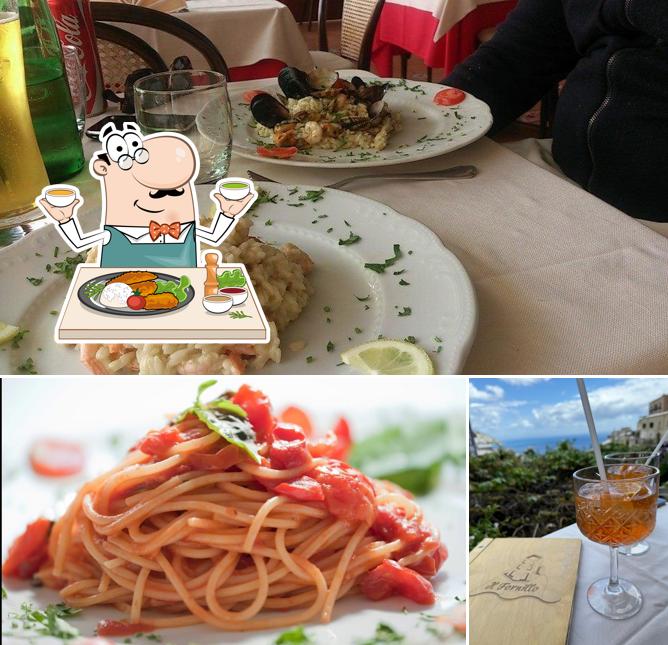 Фотография, на которой видны еда и напитки в Il Fornillo