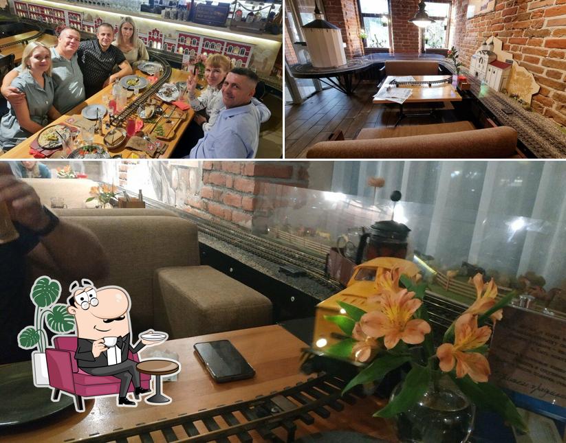 Интерьер "Ресторана "Паровозова""