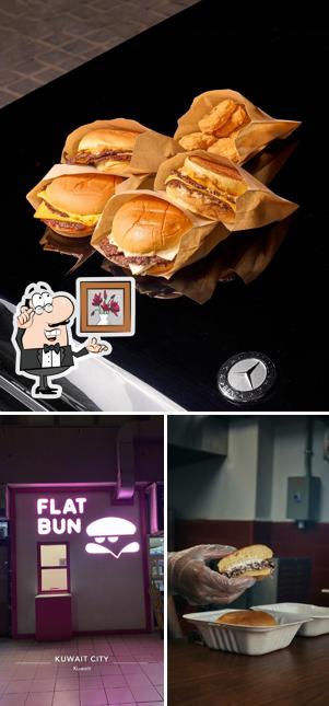 Flat bun