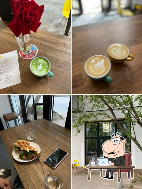 Интерьер "Тюбик кофе"