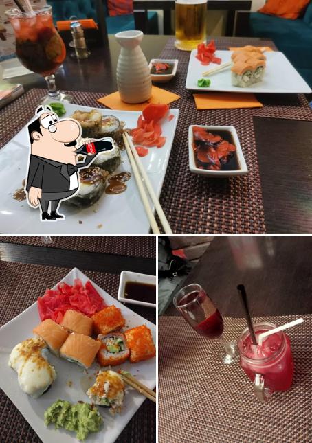 Напитки и суши в Автор