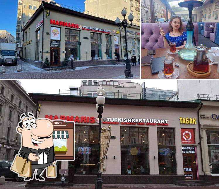 Наслаждайтесь свежим воздухом и видом, открывающемся из "Marmaris"