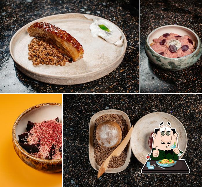 Шоколадный мусс в "Anyway"