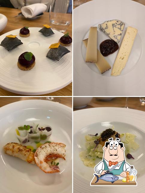 Лосось гриль в "L' Aparté"