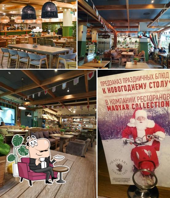 Посмотрите на внутренний интерьер "Дон Базилио"