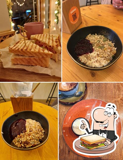 Сэндвичи с сыром на гриле в "Бутерброd"