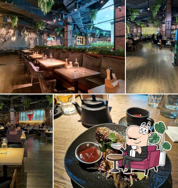 Забронируйте столик в "The бык"