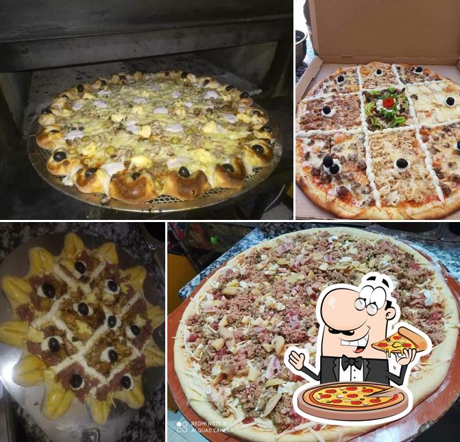 Med pizza