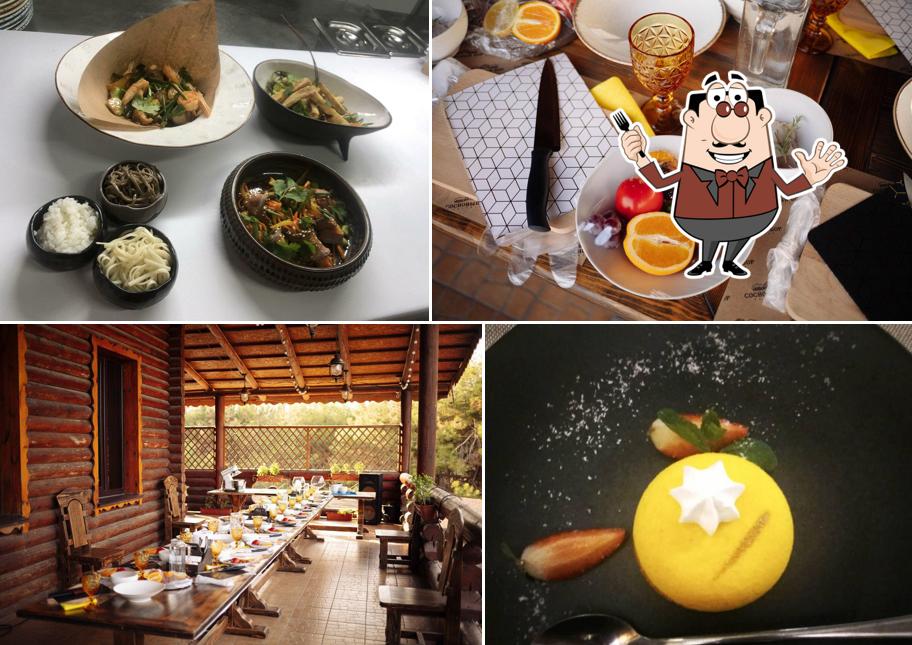 Еда в "Ресторане Сосновом Боре"