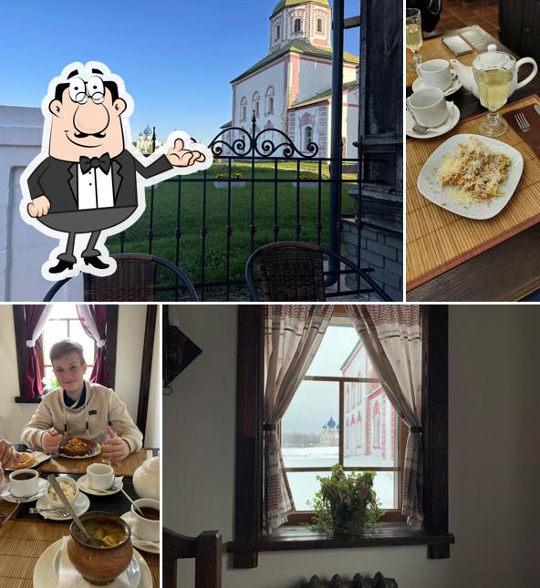 Посмотрите на внутренний интерьер "Квасной Избы"