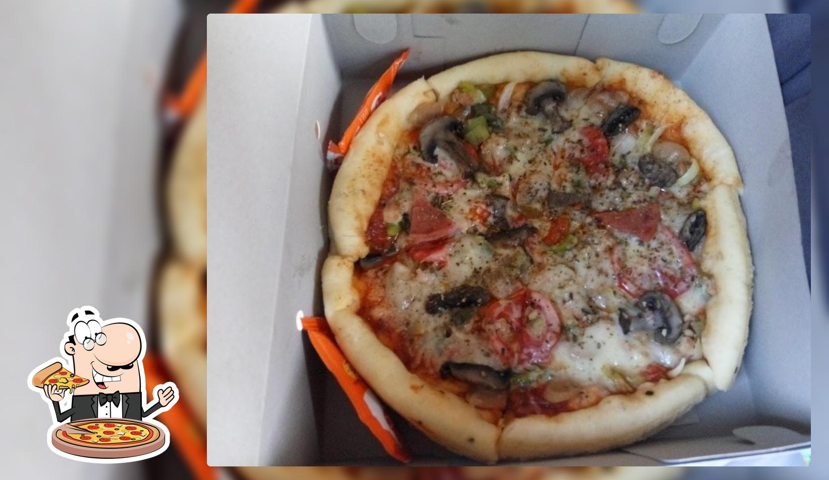 Mama Riham burger pizza