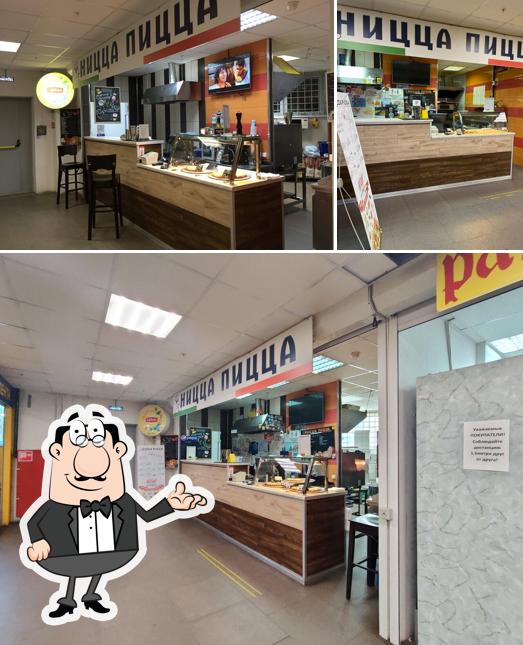 Внутреннее оформление и еда - все это можно увидеть на этой фотографии из Ницца пицца