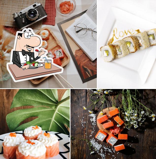 Еда в "Суши-Маркет"