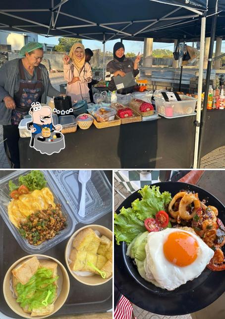 Good morning cafe เต้นสีดำที่ศาลาหลังสนามติณ