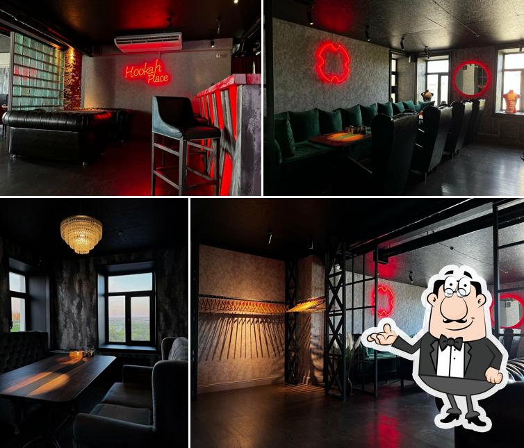 Посмотрите на внутренний интерьер "HookahPlace Center"