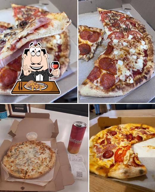 Попробуйте пиццу в "Пицца46"