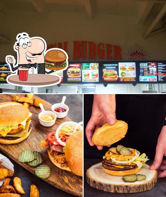 Закажите гамбургеры в "Роял Бургер"