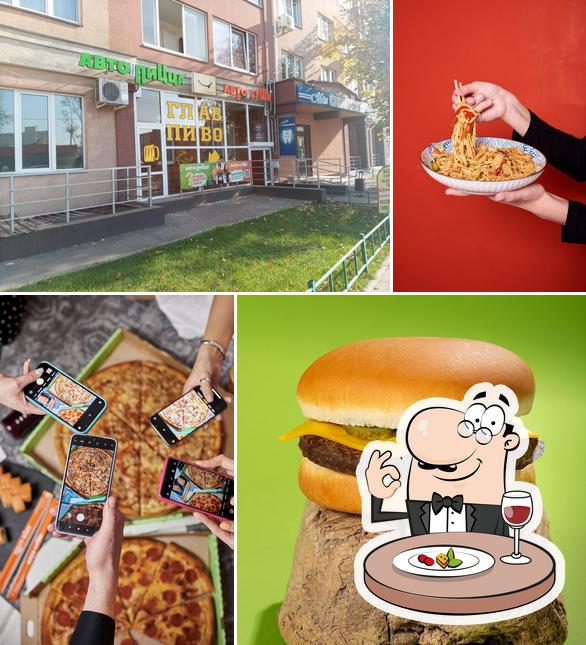 Еда в "Автосуши Автопицца"