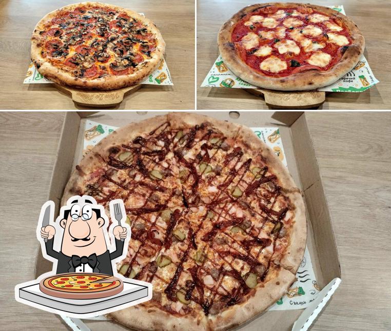 Закажите разные виды пиццы