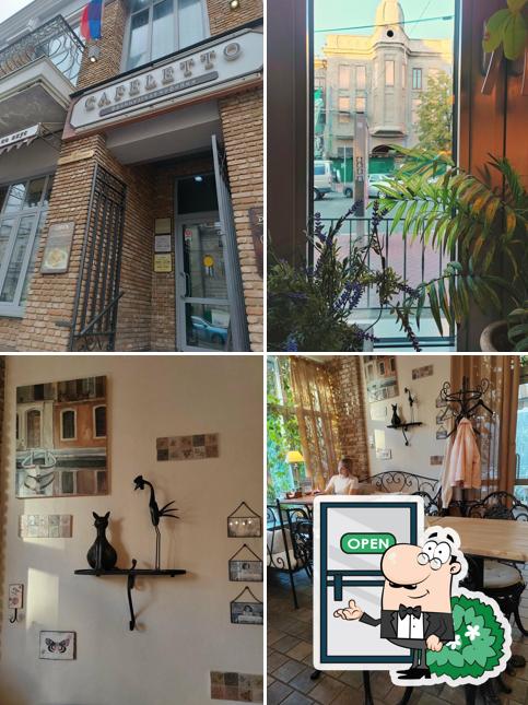 Наслаждайтесь свежим воздухом и пейзажем, открывающемся из "Cafeletto"