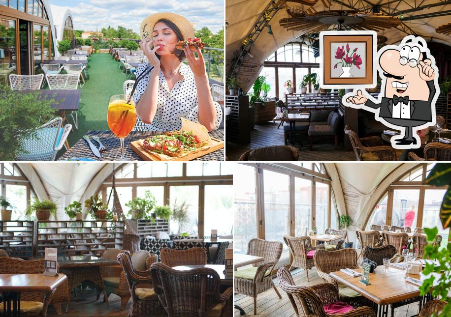 Посмотрите на внутренний интерьер "Дирижабль"