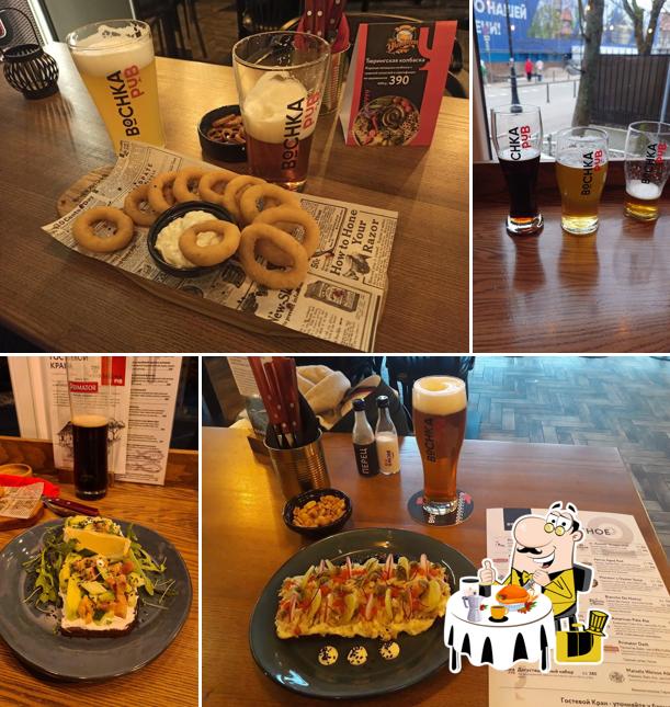 Еда в "Bochka Pub"