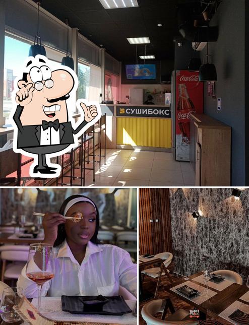 Интерьер "Sushi box. Суши - Бара, Кафе, Доставка суши, роллов и лапши Wok по Ульяновску"