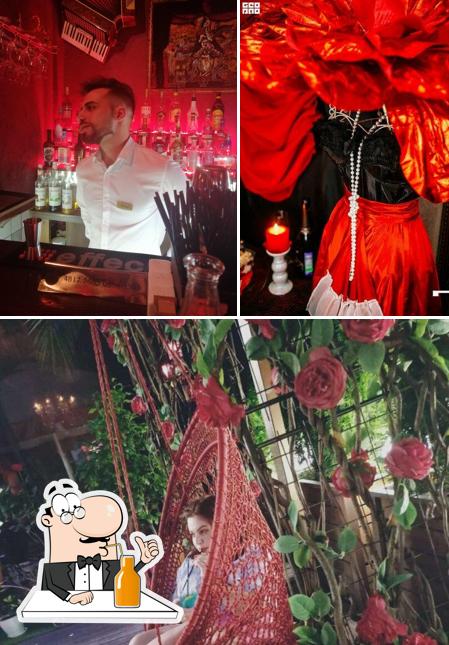 Насладитесь напитками из бара "Moulin room"