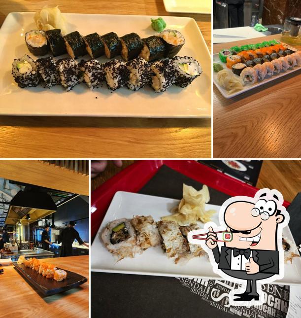 В "Косяк Sendai" вы можете заказать суши