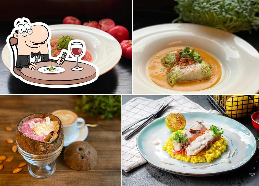 Блюда в "Рыбном базаре"