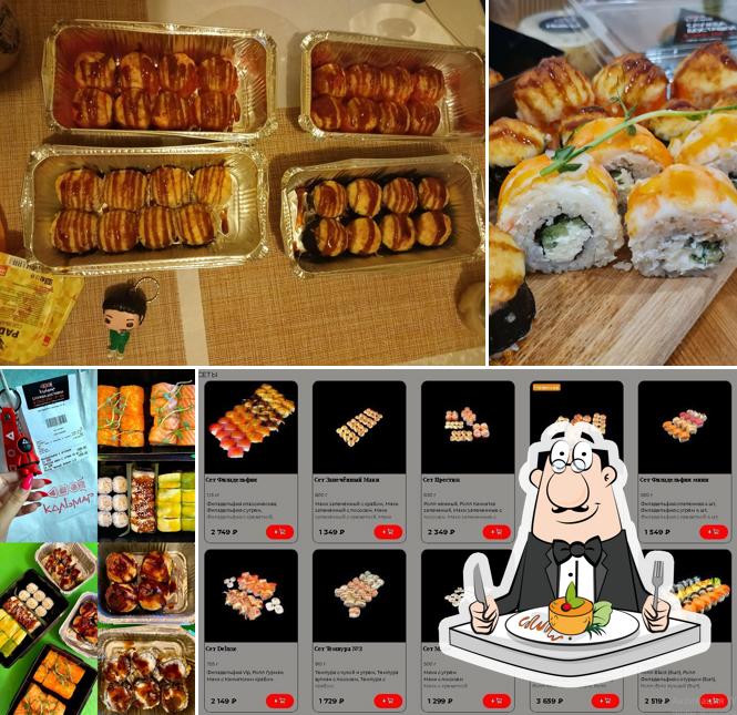 Еда в "Кальмар суши роллы"