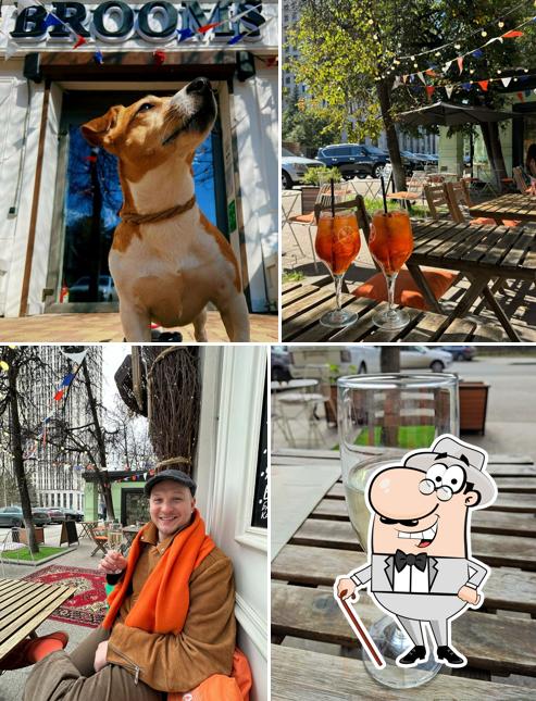 Посмотрите, как "Brooms" выглядит снаружи