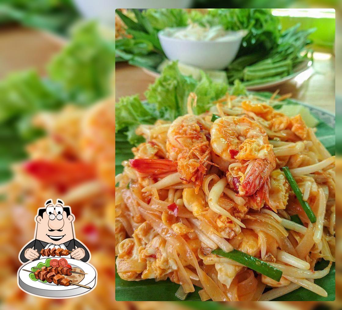 ผัดไทต้นปาล์ม