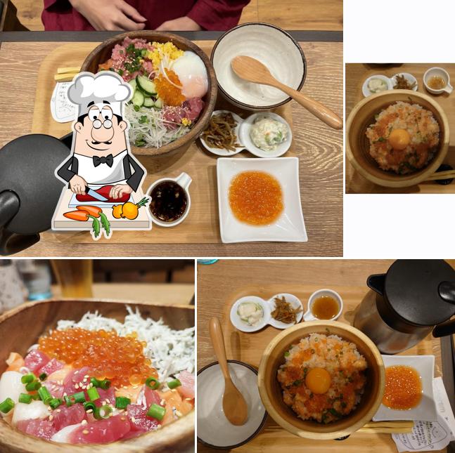 こめらく 海鮮ごはんと、唐揚げと。