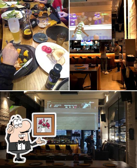 Посмотрите на внутренний интерьер "Лиги Пап"