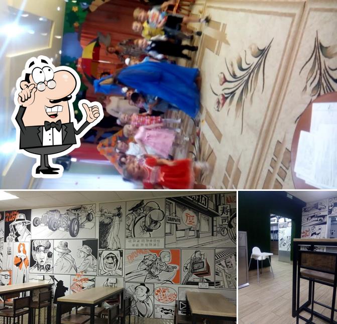 Посмотрите на внутренний интерьер "Kartel Food"