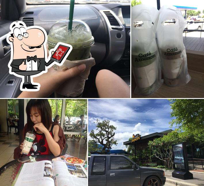 Cafe Amezon PTT จอมบึง