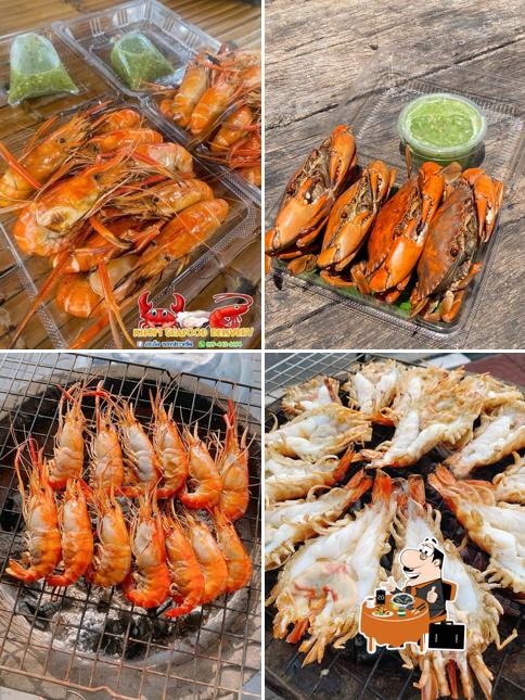 ภร ภัค กุ้งเผา อัมพวา