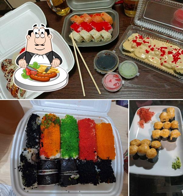 Еда в "Суши Кинг"