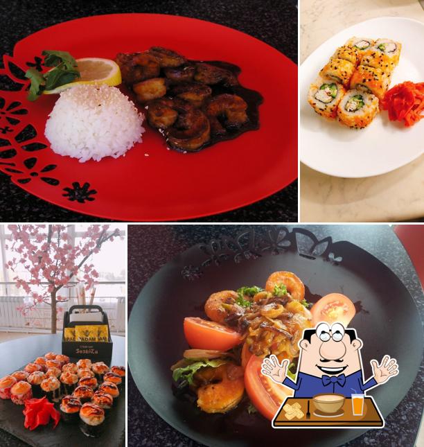 Еда в "Суши-баре Sushiza"