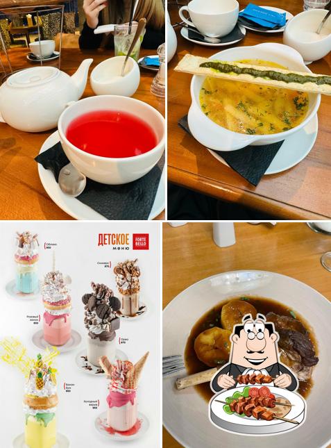 Блюда в "FORTE BELLO, ресторане"