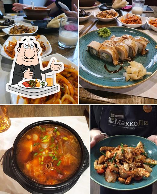 Еда в "Корейском ресторане МаккоЛи"