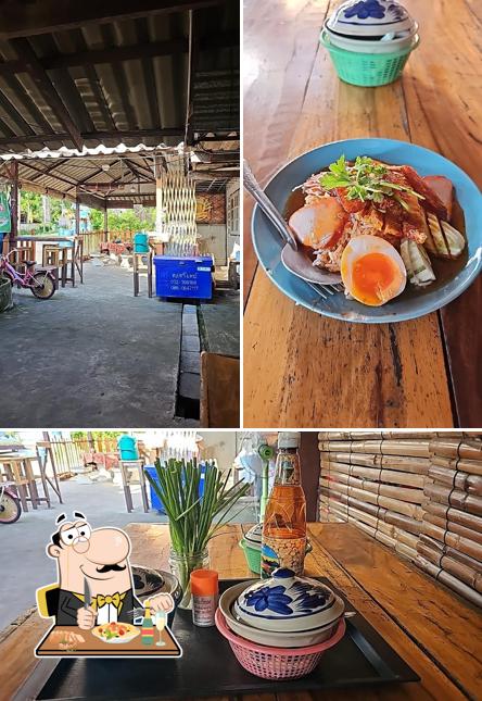 หมูกรอบ ข้าว ก๋วยจั๊บ