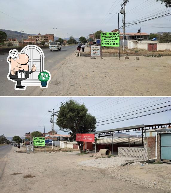 Los pinos comida