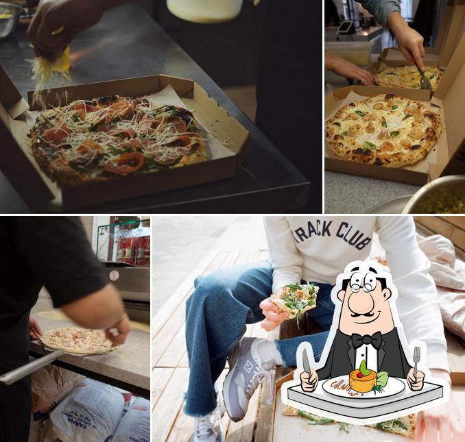 Еда в "Стэйси пицца"