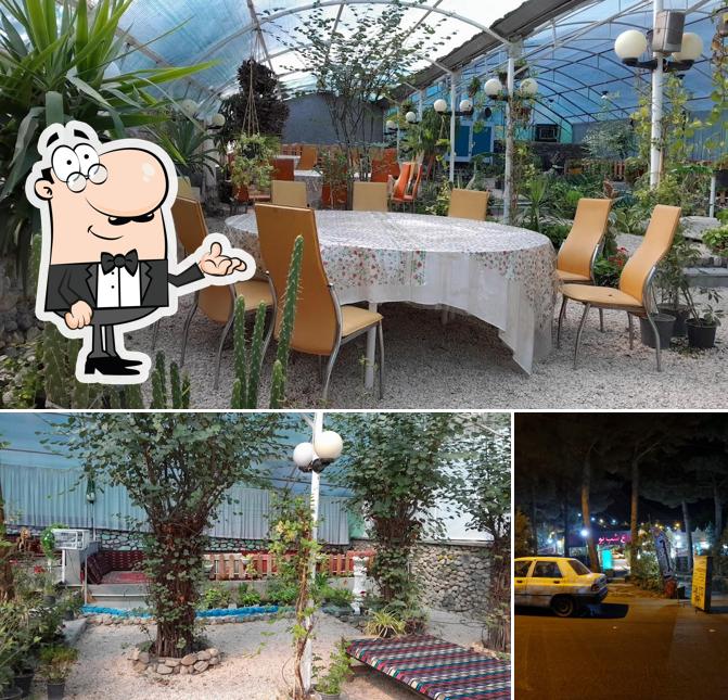رستوران باغ شب بو