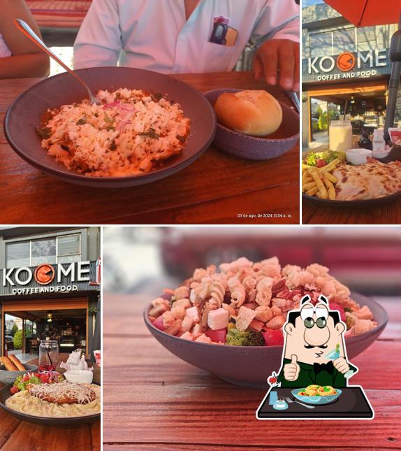 Koome coffee and food